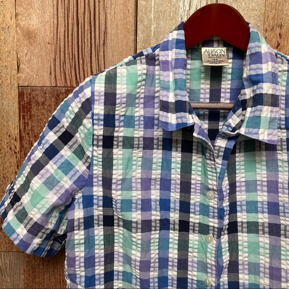 Vintage Allison Daley Check Shirt 12P